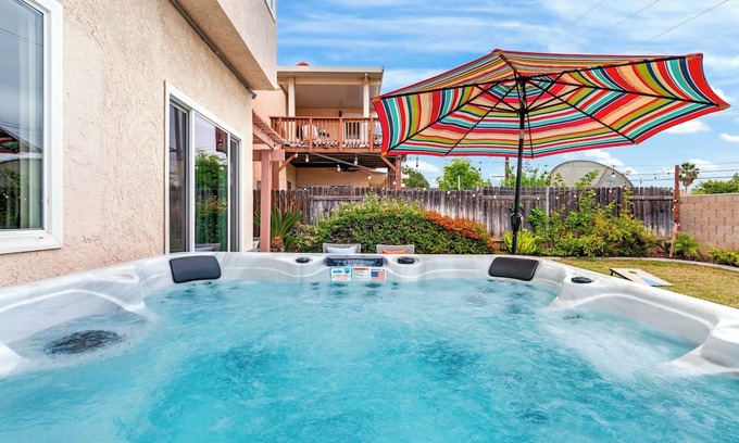 Moreno Valley House | Serenity Villa Hermosa, Jacuzzi, Games, Backyard, 3B Home with outdoor Furniture