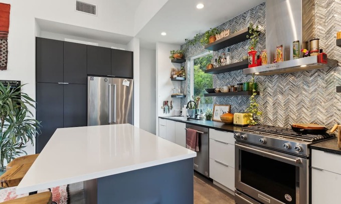 MLK House | Funky And Modern East Austin Home With Sauna 2 Bedroom Home by RedAwning