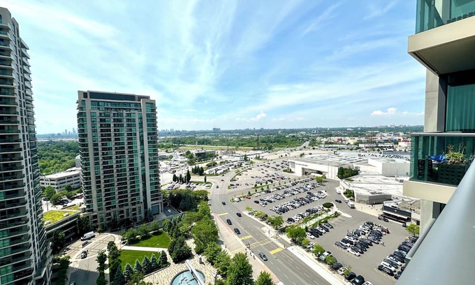 Islington - City Centre West Condo | Prime Sherway Location! Modern artist's 2 bed condo with pool!