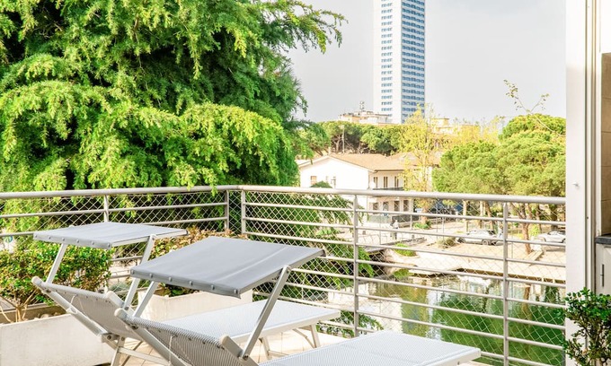Cesenatico Apartment | Elegant Penthouse Retreat with Ocean View in Cesenatico