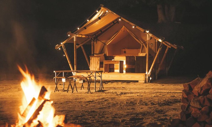 Cassville RV Rental | Peaceful Glamping Retreat by Roaring River State Park