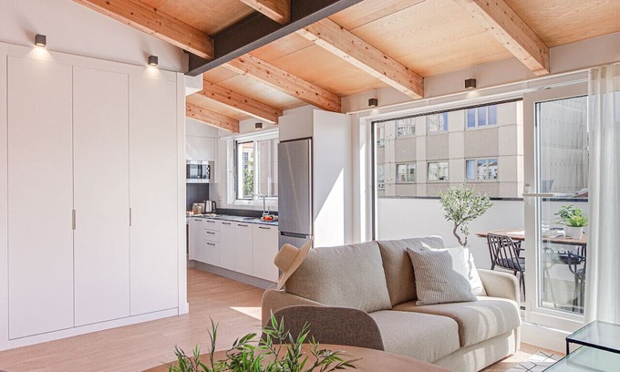 La Coruna Apartment | Discover Santa Lucía Terrace Rooftop with Pet-Friendly Perks