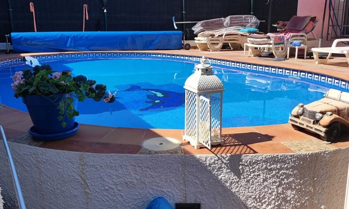 Villaricos Villa | Inviting Villa with Pool, Steps from the Beach for 7 Guests