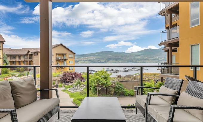 Central Okanagan Apartment | Unforgettable Stays at Barona Beach with Scenic Views