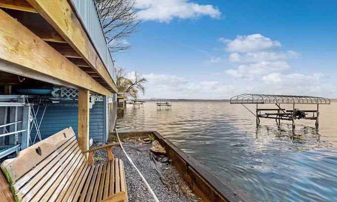 Town of Ledyard House | Tranquil Lakefront Retreat with Private Dock & Scenic Views