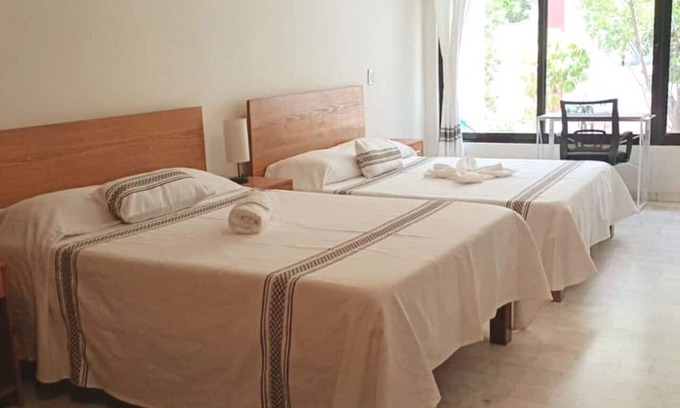 Oaxaca House | Beautiful 2 bedrooms 4queen beds, bathroom parking