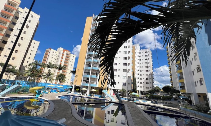 J Jeriquara Apartment | Budget-Friendly Stay at Águas da Fonte JL with Family Amenities