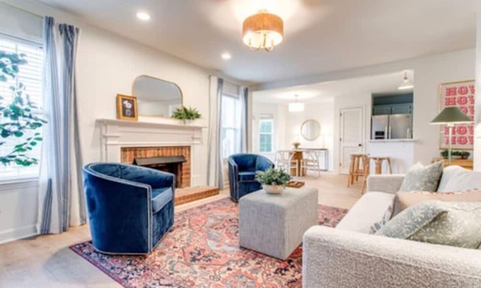Thompson's Station House | Serene Retreat: 3-Bedroom Home with Cozy Fire Pit