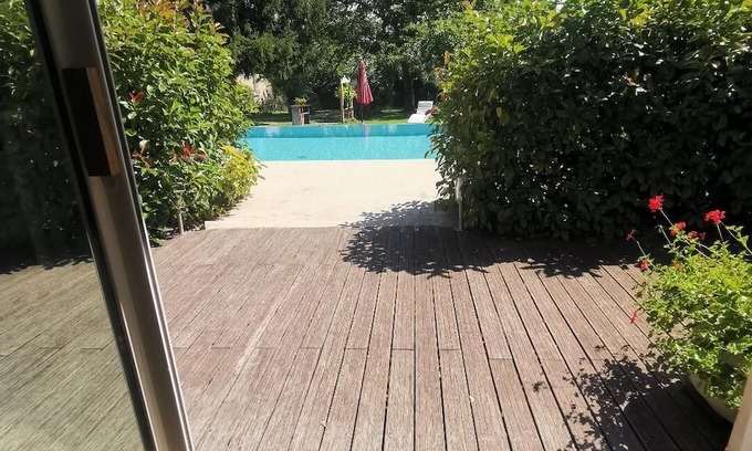 Precy-sur-Oise Apartment | Charming Retreat Near Paris with Private Heated Pool