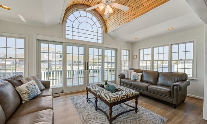 Mantoloking House | Family Waterfront Retreat with Pool & Private Dock