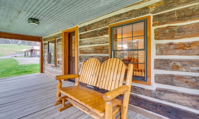 Wellston Cabin | Explore Jackson County Cabin with Fire Pits & ATV Trails
