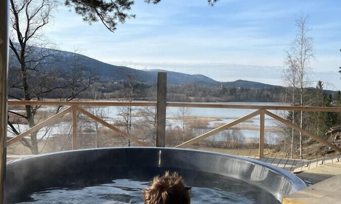 Levanger Cabin | Unique Cabin Retreat with Hot Tub and Family Amenities