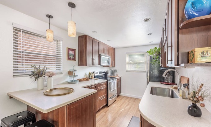 Crafton House | Modern West End Retreat Near Downtown with Arcade & Fire Pit