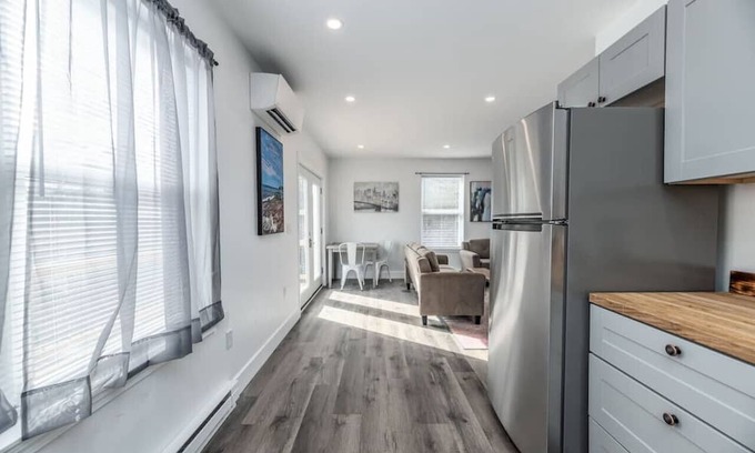 Bangor Apartment | Riverside Retreat: 2 Beds, Kitchen & Fast Wi-Fi Await