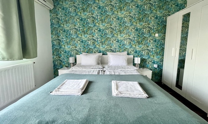 Miskolc Apartment | Contemporary Downtown Apartment with Balcony for Up to 3