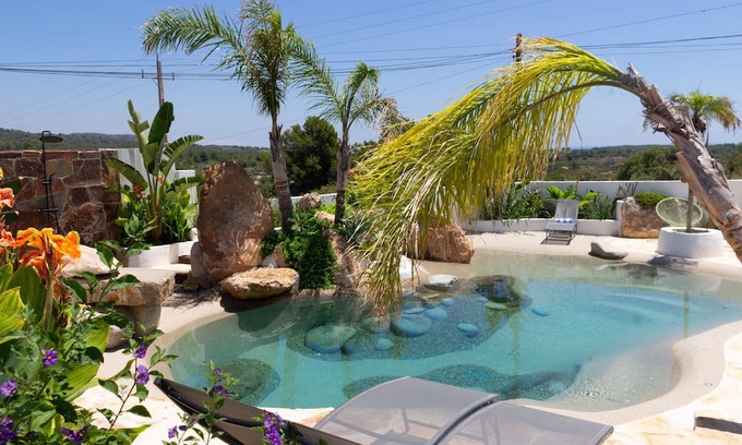 El Castell de Montornes Villa | Tropical Oasis Costa Dorada: Private Pool Retreat Awaits