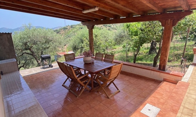 Castelbuono Villa | Spacious Villa with Olive Grove in Historic Village