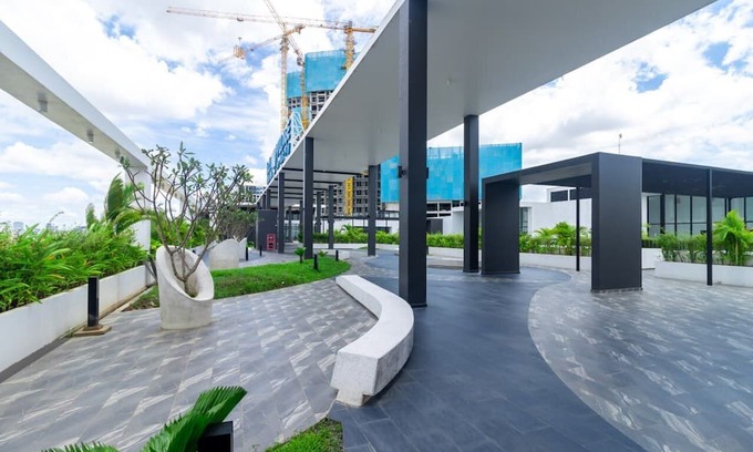 Dangkao Apartment | Inviting Skyline 2 BD Retreat in Phnom Penh with Pool & Gym