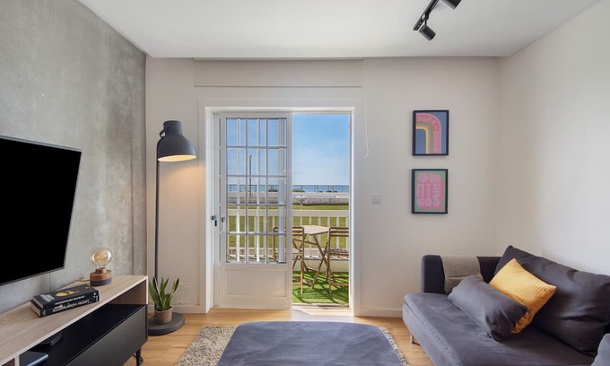 Vagos Apartment | Sea View Apartment 'Sunset At Vagueira Beach' with Balcony