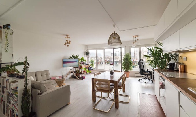 Flandres Apartment | Inviting Skyscraper with Two Terraces and Family Amenities