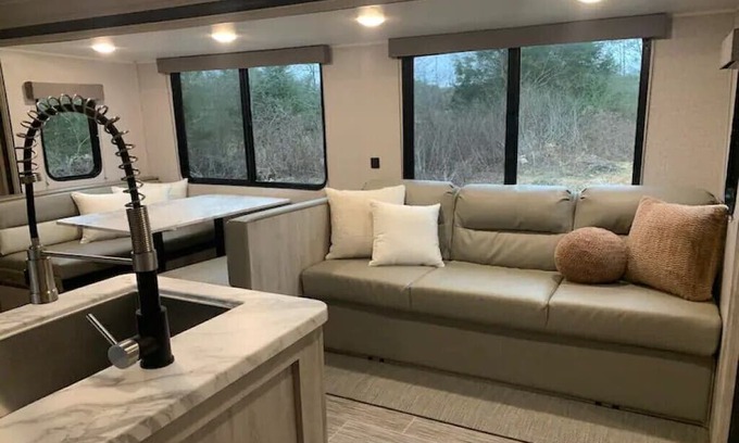 Calhoun House | Pet-Friendly RV on Regenerative Homestead by the Creek