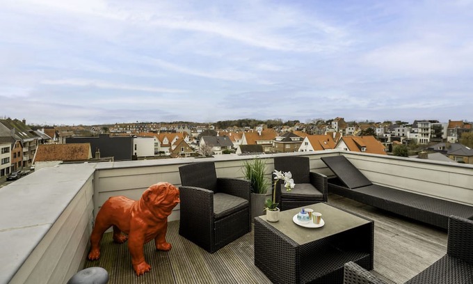 De Haan Apartment | Oceanfront Bliss at Alzaharis by Interhome for Families