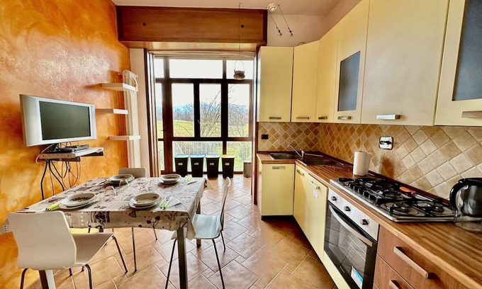 Fiano Apartment | Relaxing Nature Escape with Private Garden and Golf Access