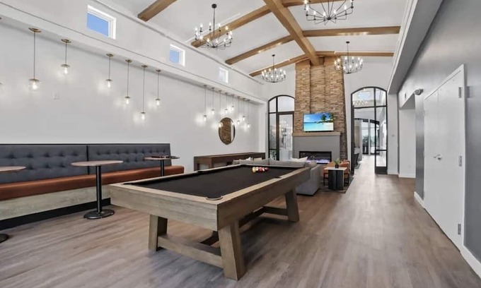 West Bloomington Condo | Balcony Haven: Family-Friendly Retreat with Unique Amenities
