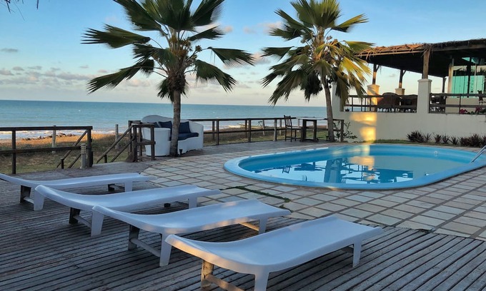 Touros Hotel | Beach Bungalows at Enseada dos Mares with Pool & Ocean View