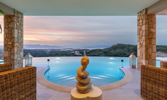 Benitses Villa | Villa Nirvana - Tranquil Retreat with Family-Friendly Amenities