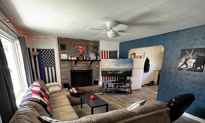 Fairfield House | Park view 2-bedroom home with outdoor dining and high speed WiFi in Fairfield