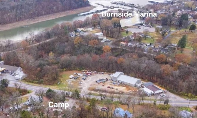 Burnside House | Private camping less than a mile from marina AND General Burnside State Park.