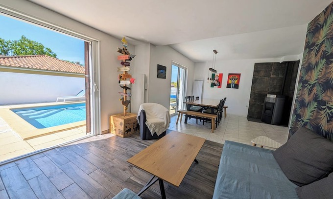 Le Cormier House | Elegant House with Pool Near Beaches and Ocean Views