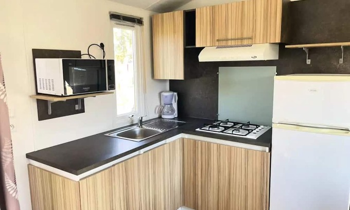 Saint-Denis-du-Payre House | Discover Camping O Beau Laurier: Oceanfront Mobile Home Bliss