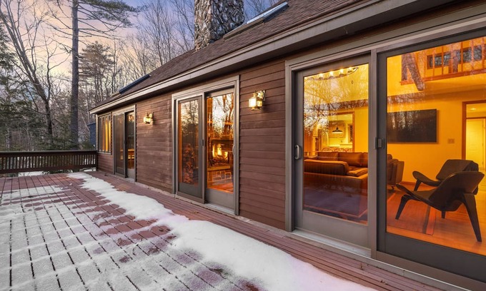 Moultonborough House | Lake Winnipesaukee Retreat with Private Beach Access