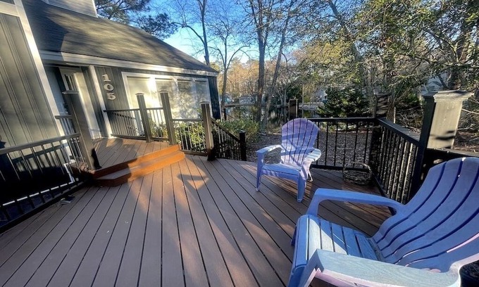 Rocky Mount House | Enjoy Fishing from Your Deck by the Golf Course