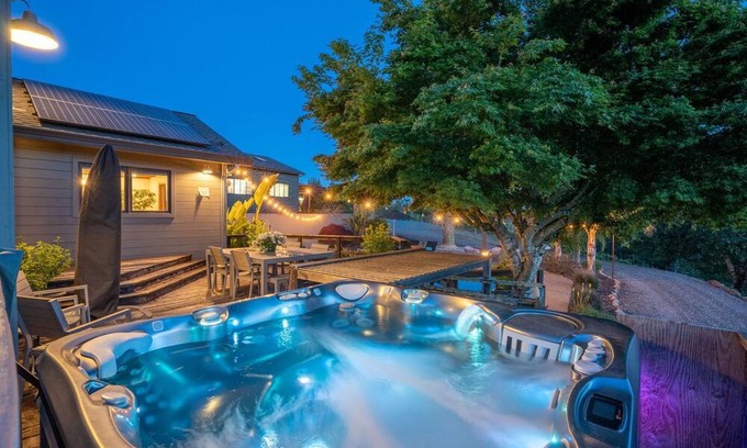 Forestville House | Relaxing Couples Retreat with Hot Tub & Scenic Views