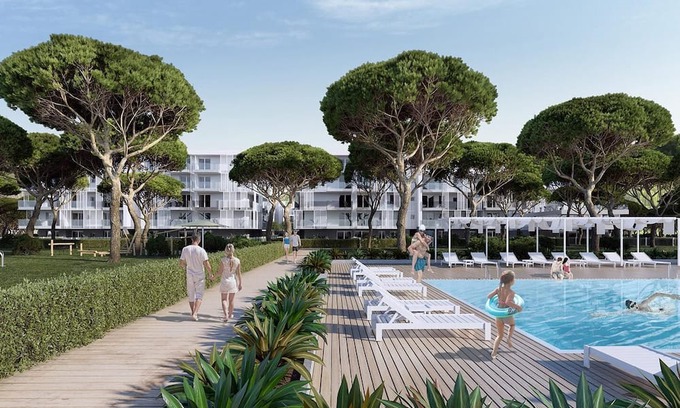 Jesolo Pineta Apartment | JL Blu Resort: 3rd Floor Retreat with Ocean Views