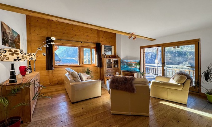 Le Chable Apartment | Curala Residence: Family-Friendly Stay in the Swiss Alps