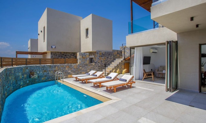 Anopolis Villa | Stefi Villas Iris by Estia