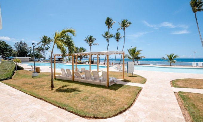 Juan Dolio - El Pueblo Apartment | Experience Paradise at Beachfront 2BR with Family Amenities