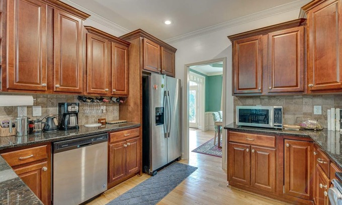 Stockbridge House | Tranquil Creekside Retreat with Spa and Hot Tub Amenities