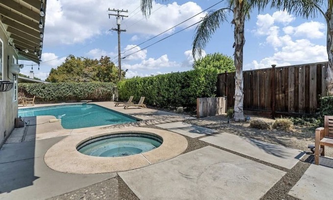 Modesto House | Ideal City Retreat with Pool, Spa & Perfect 10/10 Rating