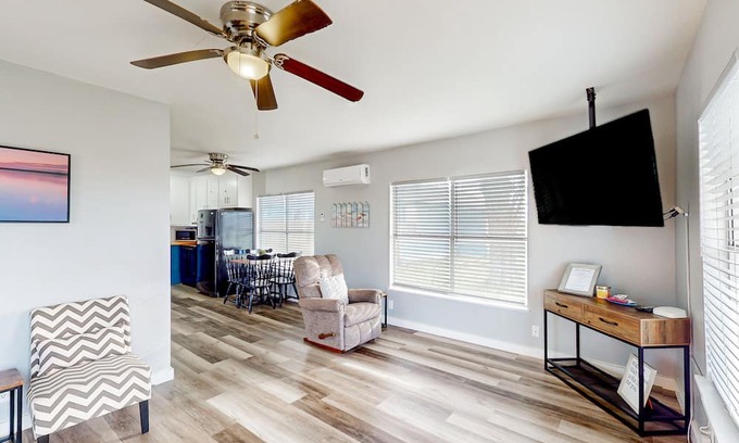 Aransas Pass House | Cozy Renovated Cottage with Private Yard & Family Amenities