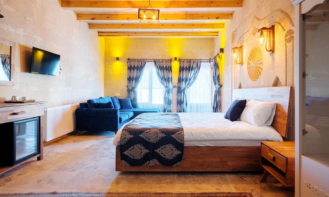 Uchisar House | Inviting Room at Cappadocia Tughan Stone House for Families