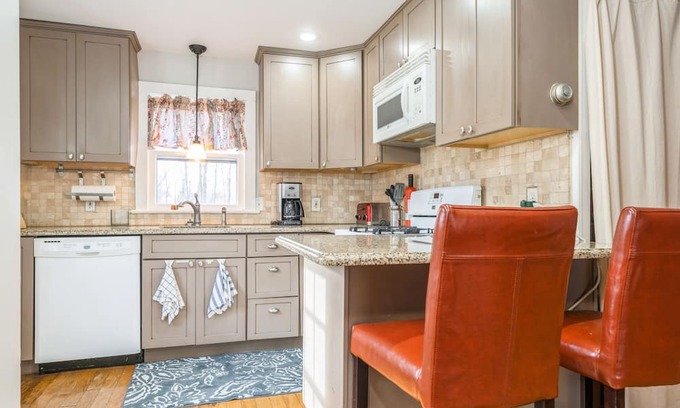 Warwick House | Prime Location: Unique Stay Steps from Warwick Village!
