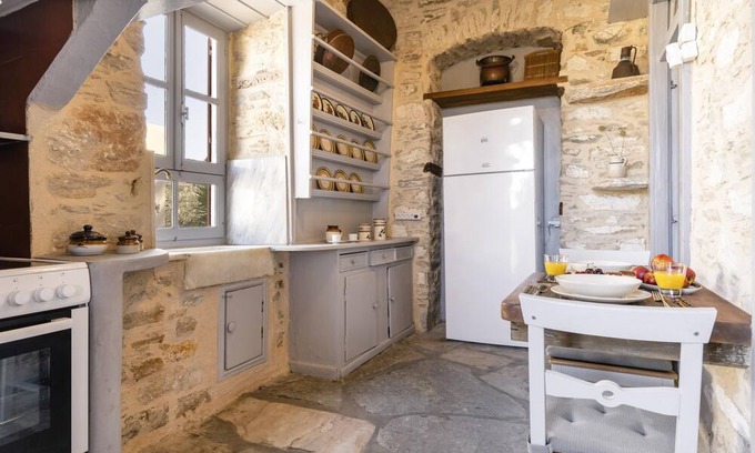Syros Villa | Villa Gaia Syros | 1800's Stone Building