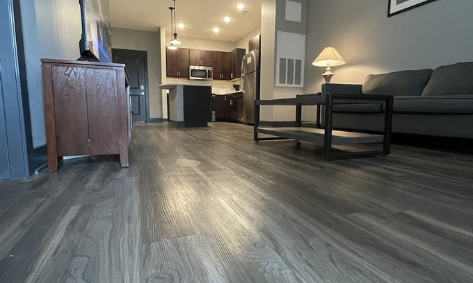 Fishers Apartment | Elegant Fishers Retreat with Spa, Hot Tub & Pet-Friendly Options