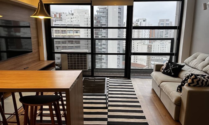 Itaim Bibi Apartment | Spacious Flat Duplex with Pool Near Ibirapuera Park