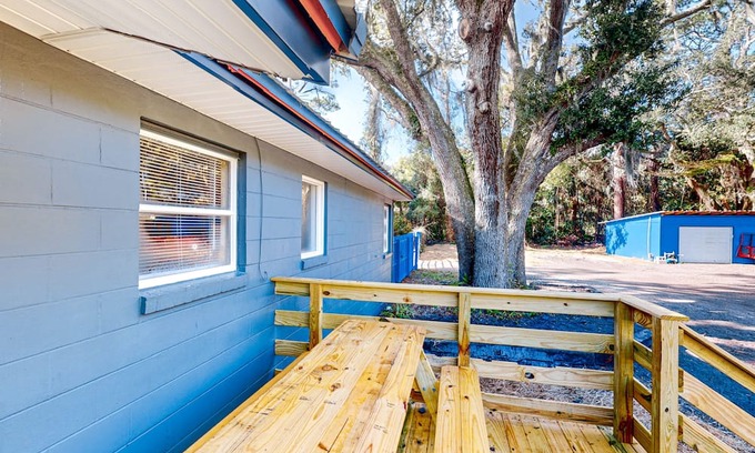 Fernandina Beach House | Bright Coastal Retreat with Pool, Deck & Ocean Views
